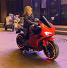 孩兒乖?xún)和妱?dòng)車(chē)摩托車(chē)大號寶寶玩具車(chē)可坐大人雙人3-17歲男女三輪摩托 4-13歲升級加大版+手轉加速白+閃光輪 曬單實(shí)拍圖