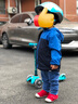 MICROmicro兒童滑板車(chē)迷你小童2-5歲初學(xué)者三輪滑板車(chē)踏板車(chē)童車(chē) 湖藍  LED前輪 建議身高85-110CM 曬單實(shí)拍圖