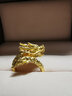 周生生祥龍黃金戒指 生生有囍足金結婚對戒開(kāi)口戒婚嫁三金 94542R計價(jià) 13.59克(含工費400元) 曬單實(shí)拍圖