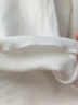 浪莎長(cháng)袖t恤女白色純棉小個(gè)子打底衫磨毛加絨秋冬中長(cháng)款衛衣內搭上衣 394白德絨 L 曬單實(shí)拍圖