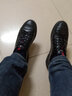 古怡（GUYI）板鞋男士休閑鞋新款男鞋真牛皮低幫青年時(shí)尚運動(dòng)鞋子男潮休閑皮鞋 黑色 40 【標準運動(dòng)鞋碼】 曬單實(shí)拍圖