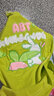 棉致小清新發(fā)泡印花新款短袖t恤女夏季寬松時(shí)尚韓版學(xué)生潮流衣服女士 黃綠色 XL 105-120斤 曬單實(shí)拍圖