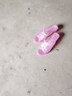 斯美匠水晶坡跟塑料拖鞋女夏媽媽鞋高跟外穿居家浴室內涼拖防滑防臭女鞋 粉色 37碼-適合36碼腳-腳胖腳寬35 曬單實(shí)拍圖