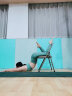 Keep天然橡胶专业防滑女男家用健身地垫辅助体位线瑜伽垫 眉黛粉 实拍图