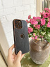 ENBANDA適用于蘋(píng)果16手機殼真皮新款個(gè)性漏標設計iPhone16ProMax外殼超薄防摔男女款網(wǎng)紅14por全包保護套 【商務(wù)黑】頭層真皮+漏標設計+鎏光電鍍 蘋(píng)果16Pro 曬單實(shí)拍圖