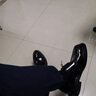 Lukj/盧卡杰商務正裝亮面皮鞋 男士休閑皮鞋男圓頭英倫漆皮男鞋單鞋商務正裝真皮結(jié)婚鞋子潮 黑紅 40 曬單實拍圖