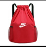 束口袋籃球包運動(dòng)健身雙肩包防水抽繩男背包大容量戶(hù)外運動(dòng)籃球袋 紅色 大號 曬單實(shí)拍圖