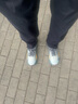 Saucony【防水款】索康尼勝利22GTX專(zhuān)業(yè)強緩震跑鞋男防水跑步鞋運動(dòng)鞋男 綠灰黃254【防水鞋面】 43 曬單實(shí)拍圖
