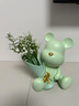 TaTanice暴力熊擺件客廳玄關(guān)桌面創(chuàng  )意軟裝飾品家居工藝品喬遷之喜搬家禮物 豆綠暴力熊【中號】+滿(mǎn)天星 曬單實(shí)拍圖