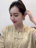 CHOMEL KINSEYS999足銀施家珍珠耳飾女高級感耳鉤款大珍珠耳夾秋冬耳環(huán)新年禮物 14MM珍珠白  S999銀 白金色 曬單實拍圖