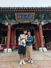 茵曼（INMAN）復古通勤開(kāi)叉半身裙女百搭舒適全棉中長(cháng)A字裙子 卡其色-K18518172 L 曬單實(shí)拍圖