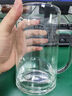 富光玻璃水杯 雅趣系列帶把大容量杯子茶杯 便攜隨手水杯 玻璃杯家用 本色 780ml 曬單實(shí)拍圖