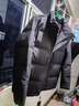 利郎官方羽絨服男短款冬季24新款立領(lǐng)防風(fēng)保暖白鴨絨面包服外套男 黑色（G4DRF2052Y） L 170/88A 充絨量141g 曬單實(shí)拍圖