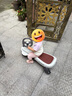樂卡（Lecoco）扭扭車1-3歲防側(cè)翻搖搖車加長車身兒童車聲光款 費(fèi)格絲絨摩卡 曬單實(shí)拍圖