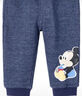 迪士尼寶寶（Disney Baby）迪士尼童裝男童米奇休閑褲仿牛仔加絨長(cháng)褲 深藍 24個(gè)月/身高90cm 曬單實(shí)拍圖