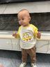 纖絲鳥（TINSINO）兒童長袖T恤男女童t恤純棉卡通印花百搭打底上衣中小童衣服童裝 曬單實拍圖