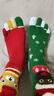 倫洛弗圣誕襪子五指襪男女新年襪子本命年紅襪子麋鹿圣誕樹(shù)棉情侶襪子 圣誕五指襪混色 4雙 均碼 曬單實(shí)拍圖