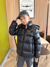 高梵黑金兒童鵝絨服4.0童裝羽絨服官方旗艦男女童中長(cháng)款連帽親子羽絨 曜石黑 140 曬單實(shí)拍圖