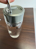 清水（SHIMIZU） 玻璃杯單層水杯男士車(chē)載提環(huán)泡茶杯子大容量SM-8911-031/037/048 相思灰480ml 曬單實(shí)拍圖