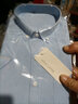 【109兩件】短袖襯衫男夏季新款男裝商務(wù)白襯衫韓版修身衣服男士襯衣休閑潮流免燙純色百搭襯衣 短袖灰色+短袖淺藍 L(110-125斤) 曬單實(shí)拍圖