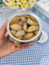 醬倒三缸 醬山東特產(chǎn)翡翠臘八蒜400g罐裝 咸菜綠蒜糖醋蒜新蒜腌制泡菜 1瓶 曬單實拍圖