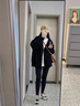 凡小如黑色網(wǎng)面老爹鞋女2024新款休閑百搭增高小白鞋軟底透氣跑步運(yùn)動(dòng)鞋 黑色 36 曬單實(shí)拍圖
