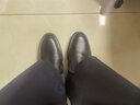 康奈康奈男鞋春秋套腳圓頭商務(wù)休閑男皮鞋通勤簡(jiǎn)約牛皮鞋黑色41 曬單實(shí)拍圖