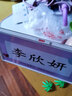 優(yōu)和（UHOO）桌牌V型亞克力展示牌雙面臺(tái)卡臺(tái)簽 白色透明 1個(gè)裝 200mm*100mm 臺(tái)卡架會(huì)議卡展示牌 6275 曬單實(shí)拍圖