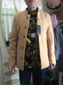 羅蒙（ROMON）冬季男士加厚立領(lǐng)西服韓版修身上衣青年中山裝毛呢小西裝外套男潮 卡其色 加絨 2XL 130到145斤 曬單實(shí)拍圖