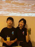 MDlila歡喜情人節(jié)情侶裝夏季套裝2025新款一長一短袖t恤團(tuán)體情侶衣服 男白+女白 L 男+女M 曬單實拍圖