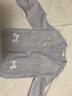 戴維貝拉（DAVE＆BELLA）童裝女童毛衣開(kāi)衫兒童針織外套寶寶衣服小童上衣秋裝新款幼童服裝 淺紫色【現貨】 130 cm（建議身高120-130cm） 曬單實(shí)拍圖