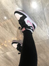 耐克（NIKE）【潮】板鞋女鞋Air Jordan 1 aj1新款中幫時尚輕便耐磨休閑籃球鞋 555112-103/黑白粉 36.5 曬單實拍圖
