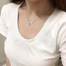 AIOSC四芒星項鏈女小眾不規(guī)則設(shè)計感輕奢拼接鎖骨鏈高級感簡約鎖骨鏈 【星芒水滴項鏈】 曬單實拍圖