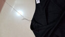 VeniMasee男士內(nèi)衣上衣桑蠶絲羊毛秋衣男加厚秋冬羊毛打底衫內(nèi)搭保暖內(nèi)衣男 中領(lǐng)-黑灰色 L碼【建議110-140斤】 曬單實(shí)拍圖