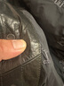 恒源祥真皮皮衣男蠟變牛皮短款2025冬季機車(chē)真皮夾克修身潮牌油蠟皮外套 羽絨款 3XL (185) (適合150-165斤) 曬單實(shí)拍圖