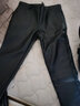珊詩(shī)麗新款皮褲男修身摩托車(chē)緊身黑色機車(chē)小腳褲春秋加絨厚韓版 修身皮褲加絨加厚款 31（2尺4） 曬單實(shí)拍圖