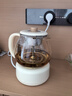 小熊（Bear）煮茶器噴淋式 家用全自動蒸汽噴淋煮茶壺 養(yǎng)生壺煮茶水壺加厚玻璃蒸茶器沖泡茶壺煮花茶黑茶普洱茶 米白色ZCQ-A10W5【365天以換代修】 1L 曬單實拍圖