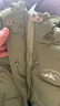 棉花堂【防風(fēng)保暖】男童加厚棉服女童冬裝連帽保暖外套中大童百搭棉服潮 軍綠 110 56 曬單實拍圖