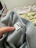 浪莎純棉打底褲女秋季外穿高腰彈力修身顯瘦條紋運動黑色緊身小腳褲子 曬單實拍圖
