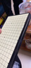 得力（deli）五子棋兒童初學套裝圍棋棋盤帶磁性少兒圍棋小學生可折疊黑白 【中號15路】141顆 直徑12.5mm 曬單實拍圖