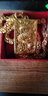 千影珠寶黃色金項(xiàng)鏈男士男款金吊墜關(guān)公墜子素金飾品女霸氣粗重首飾空心沙金送老公朋友禮物泰國金仿真鍍金子 特價(jià) 快配送 一套價(jià) 標(biāo)簽4658 曬單實(shí)拍圖