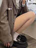 凱伶噠打底褲襪女秋冬外穿加絨加厚連褲襪光腿裸感神器一體黑絲假透肉 100g薄款自然膚連腳 均碼 曬單實(shí)拍圖