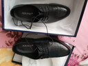 奧康皮鞋男時(shí)尚商務(wù)正裝鞋真皮防滑軟底黑色潮流百搭男鞋低幫 黑色1225811012N 41 曬單實(shí)拍圖