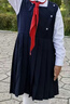 衣諾坊女童連衣裙套裝班服兒童六一畢業(yè)季校服主持人演出服 曬單實拍圖