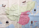秦朝歷史地圖  圖說(shuō)中國歷史系列 大尺寸87x57.5cm 歷史疆域版圖 古今地名對照 古代地圖 時(shí)間軸 歷史名人及事件 秦始皇嬴政李斯等 曬單實(shí)拍圖