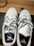 adidas「T头鞋」VL COURT休闲板鞋德训鞋男女阿迪达斯官方轻运动 灰色/黑色/红色 36.5(225mm) 实拍图