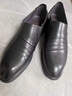 老爺車(chē)男士皮鞋真皮休閑皮鞋男青中年爸爸鞋一腳蹬軟皮男鞋正裝德比鞋男 LYCL3728黑色 41 曬單實(shí)拍圖