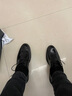沙馳（SATCHI）男鞋 高檔布洛克男士皮鞋婚鞋百搭商務(wù)休閑鞋 402282237Z 黑色 40 曬單實(shí)拍圖
