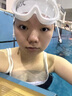 Better Vision大框泳鏡防水防霧高清男女專業(yè)游泳電鍍眼鏡潛水一體式帶耳塞裝備 白色透明 曬單實拍圖