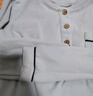 上寶麥秋款兒童連體睡衣男童加厚棉寶寶家居服長(cháng)袖透氣 牛仔藍 120碼 曬單實(shí)拍圖